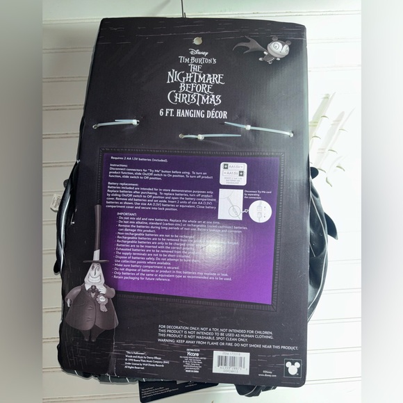 The Nightmare Before Christmas hanging decor Jack with LED Lights and sounds - Picture 6 of 6